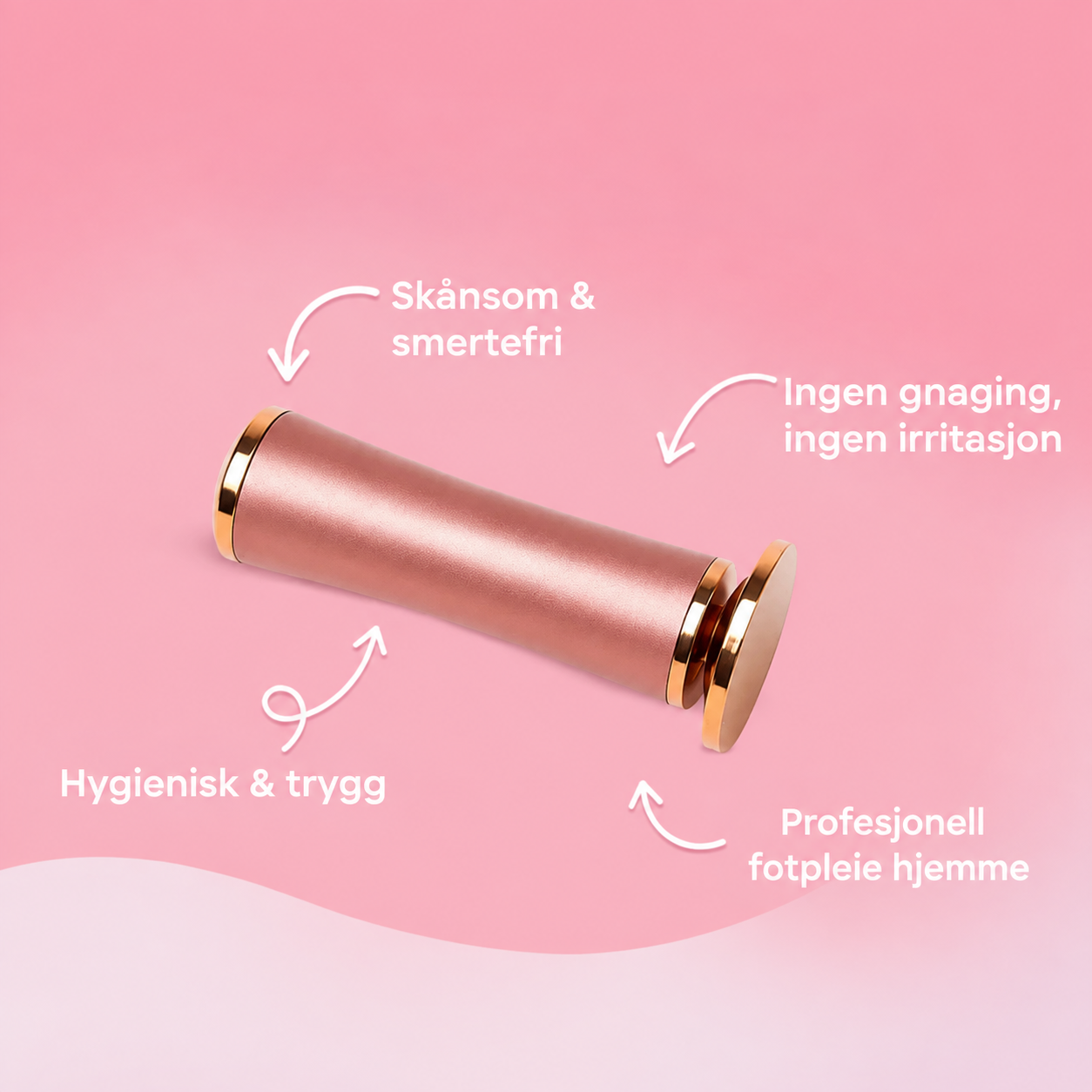 Glyker™ Elektrisk Fotfil – For Myke og Silkeaktige Føtter